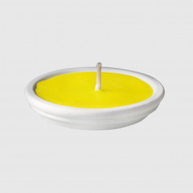 Fiaccola alla citronella in gesso - Diametro 11 cm