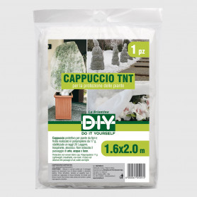 Cappuccio TNT bianco 1,6x2,0 m - 1 pz