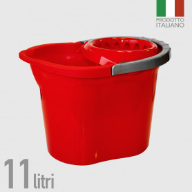 La Briantina Secchio in plastica a vasche separate – capacità 16 litri –  linea Stupenda : : Commercio, Industria e Scienza