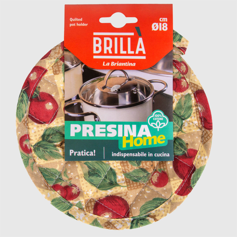 SET DI 2 presine da forno decorate presina per cucina in cotone