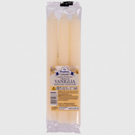 Candele profumate avorio - Vaniglia - 3 pz