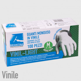 Brillà - Guanti Vinile 10 Pz Tg. M - CZ Store