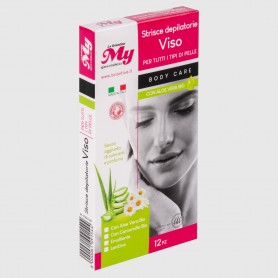 Strisce depilatorie viso - 12 pz