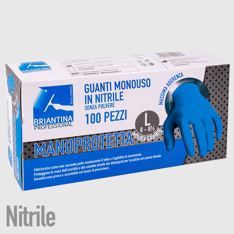 Guanti Manoprotetta - Nitrile - L - 100PZ